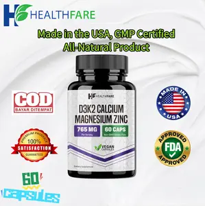 D3k2 Calcium Magnesium Zinc Spesial Ramadan Kombinasi mineral inti, penguatan tulang yang ditargetkan, menenangkan pikiran dan tubuh