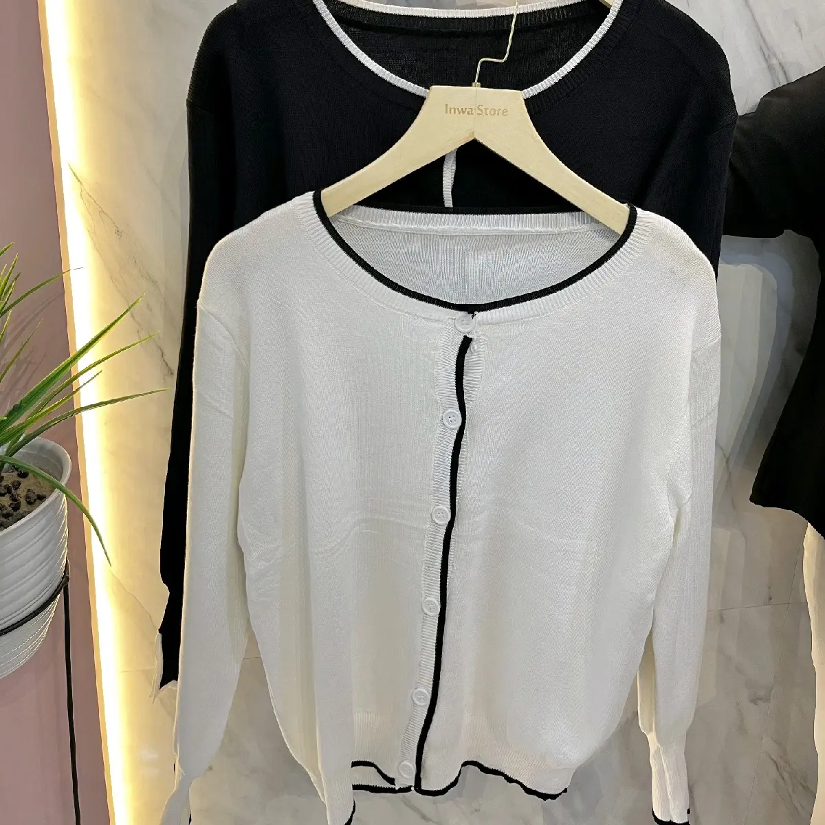 Hejoo Knit Cardi Atasan Rajut Wanita Kekinian Cardigan Outfit