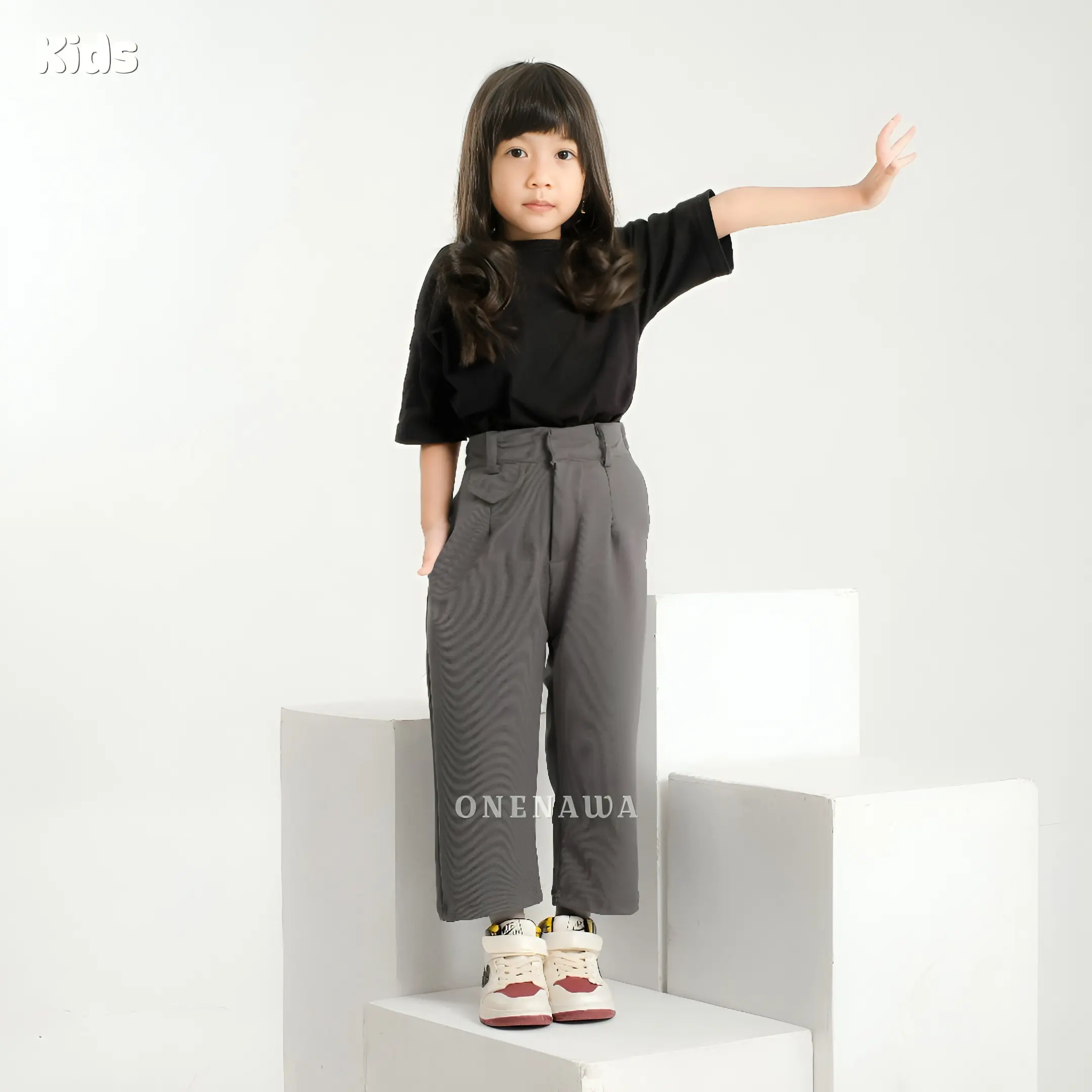 [FREE BELT] Celana Anak Kulot Oro Pants Usia 2-10 Tahun | Kulot Anak Celana Panjang Anak Terbaru