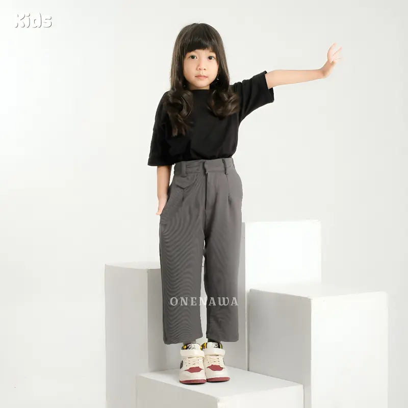 [FREE BELT] Celana Anak Kulot Oro Pants Usia 2-10 Tahun | Kulot Anak Celana Panjang Anak Terbaru 0