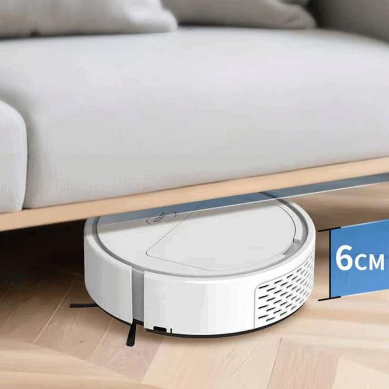 Máy hút bụi robot thông minh, lực hút mạnh mẽ, vận hành êm ái, quét và lau sàn