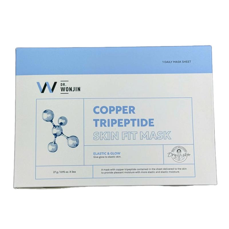  1 Hộp 5 Miếng Mặt Nạ DR Chấm Won jin Copper Chấm Tripeptide Skin Fit Mask Mã SP002134 