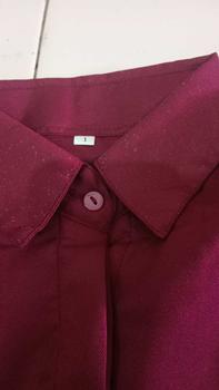 Product Review of KINKA BLOUSE SHAKILA POLOS ATASAN WANITA PREMIUM BAJU MUSLIM PANJANG TERBARU kemeja  polos atasan wanita kekinian kemeja  oversize viral Tangan Kancing from W**n 0