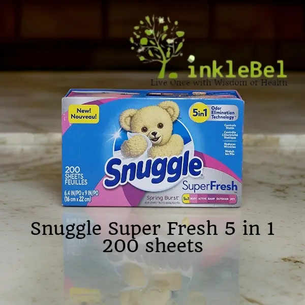 Snuggle Plus SuperFresh Fabric Softener 200 Dryer Sheets