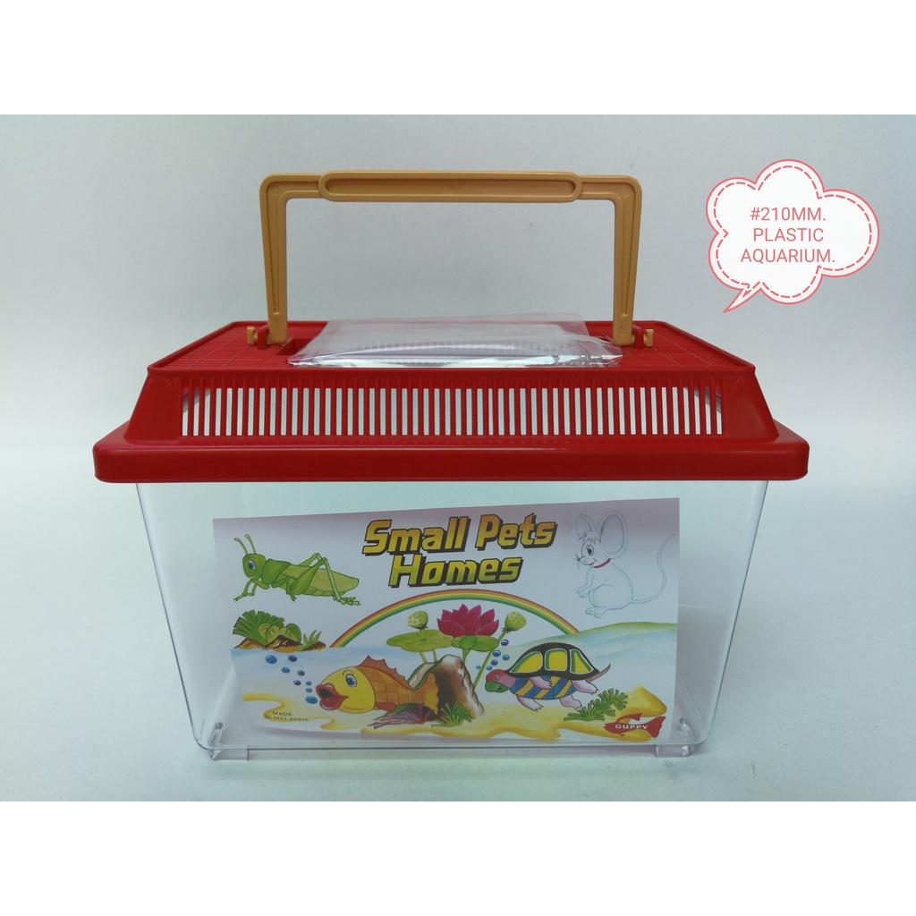 Small Pets Home Plastic Aquarium 21cm Fish Tank [Random Color]