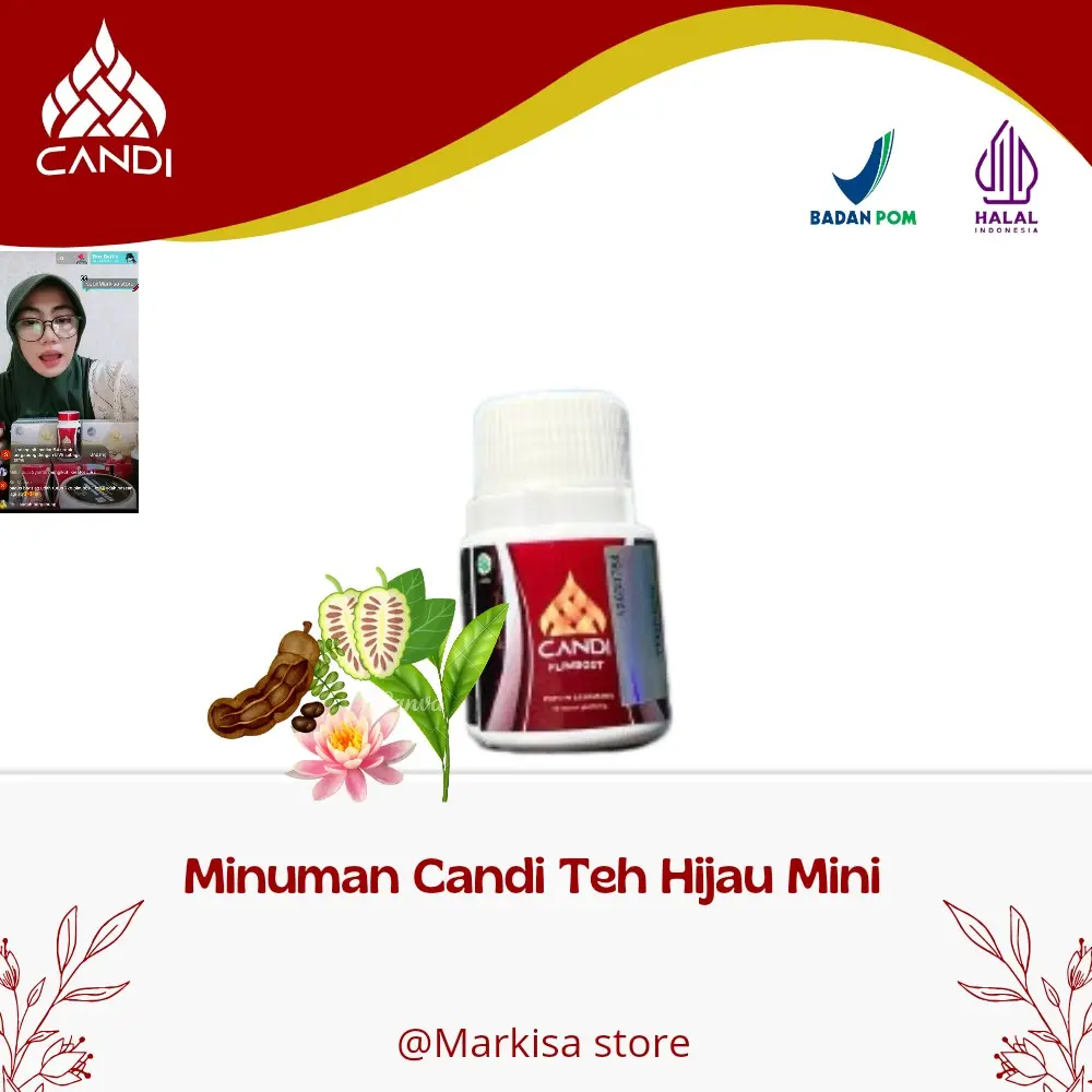 candi flimbost mini teh hijau 15's