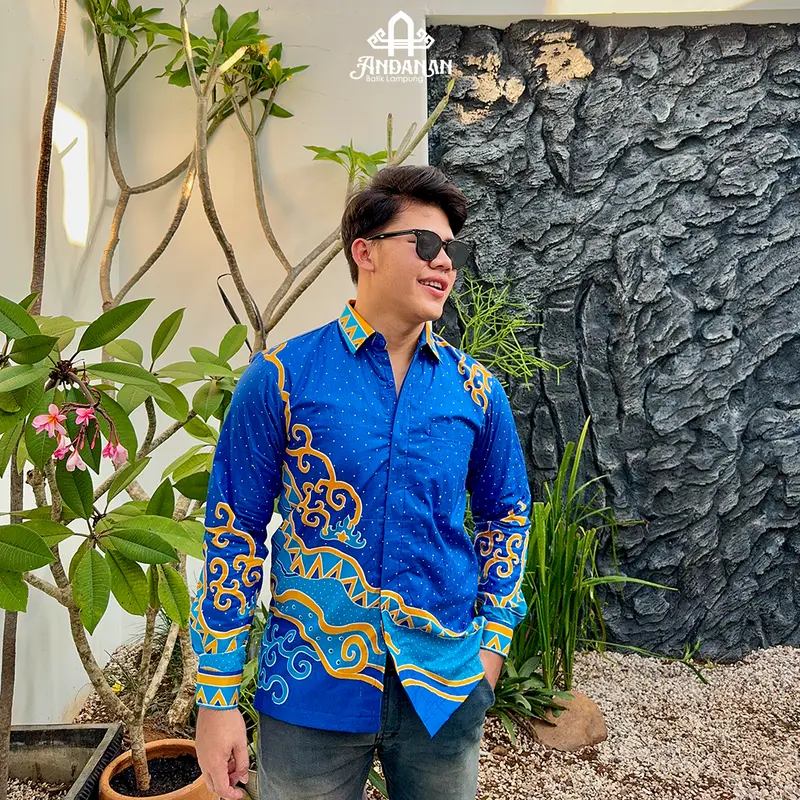 (BAHAN) PARDA SUKA/ Batik Andanan Lampung/ Batik Pria 0