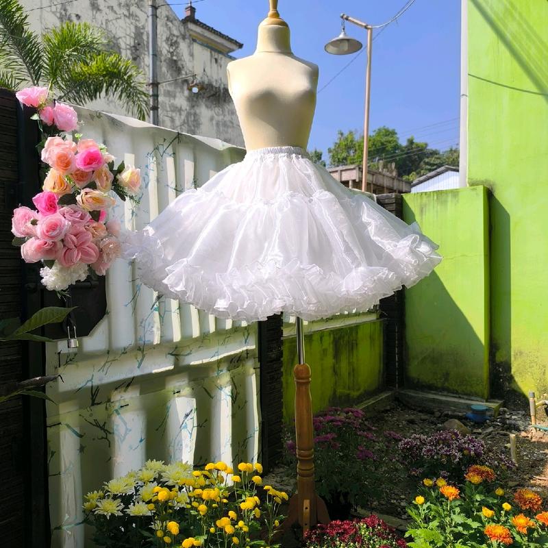 [ YUKA SHOPPU ] READY PREMIUM Lolita Petticoat / rok tutu / pengembang rok 5