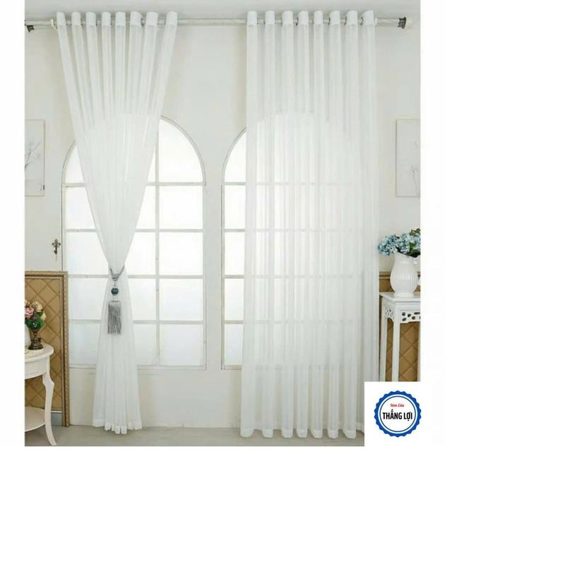 Rèm voan trắng lụa rèm cửa sổ loại 1 rèm spa vải trang trí decor phòng