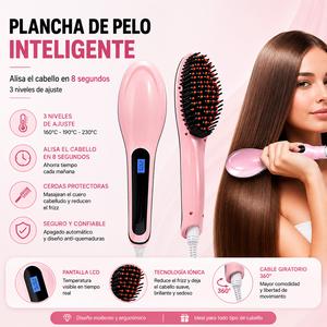 Peine alisador, portátil dos en uno con iones negativos, peine rizador, no daña el cabello, venta al por mayor, dos en uno, portátil.