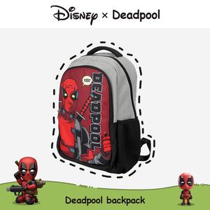 Beg galas Disney, Rekaan Deadpool Wira Marvel, Beg Bahu Berganda, Sesuai untuk Pelajar Sekolah Menengah dan Universiti, Lelaki, Beg Perjalanan Kasual, [COD]