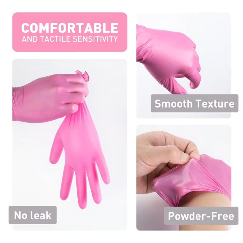 30 PCS Sarung Tangan Karet Nitrile Serbaguna untuk Pembersihan - Cleaning 6