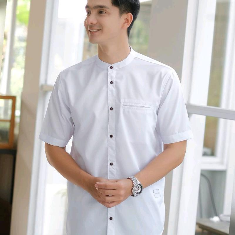Baju koko kurta pria lengan pendek terbaru original premium - Baju koko Muslim 4