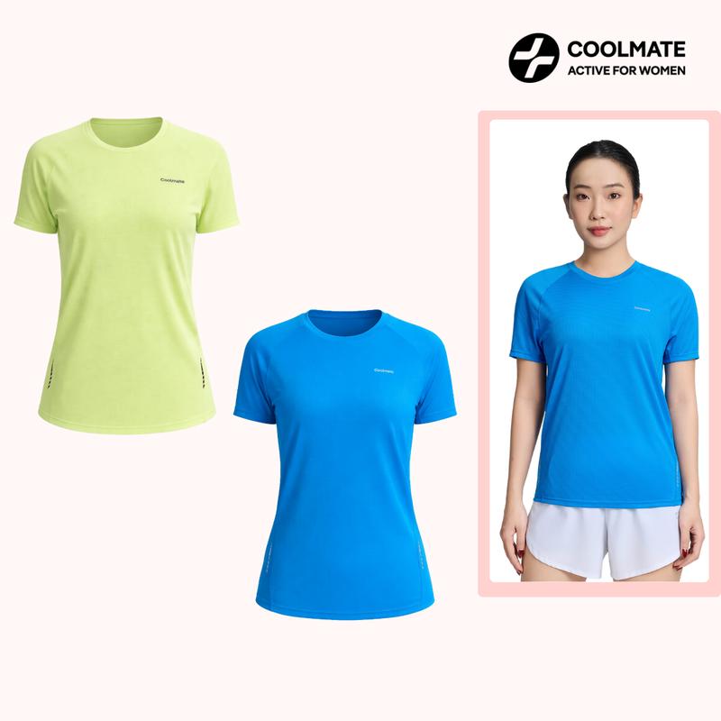 Combo 2 áo thun thể thao nữ Race Tee đa năng chạy bộ tập gym siêu nhẹ, nhanh…