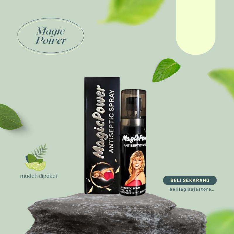 Power Magic Semprot 15ml Untuk Pria Tissue Mejik Botol Original Sudah ...