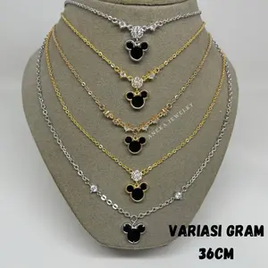 Kalung Koye Anak Mickey Variasi, Perak 925