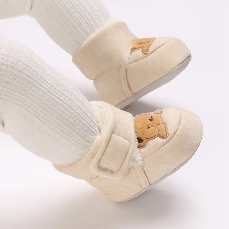 First Walkers Shoes Fall  Winter Non Skid Bottom Infant Crib Shoes