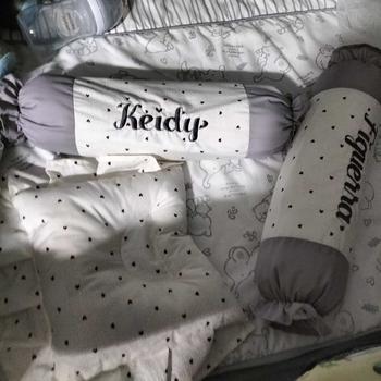Product Review of Eli's bay Stuff MALL QUALITY Crown / Square Pillow with Bolster Set free dustbag from K**n P**n 0