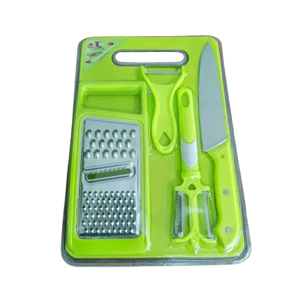 01226 Set Talenan Dapur Pisau Dan Peeler 5 in 1 Lengkap