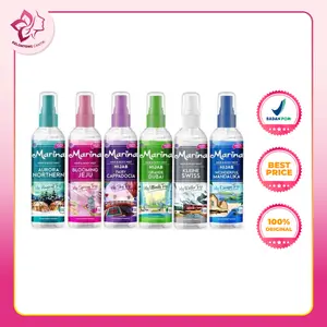 Kelontong Cantik | Marina Hair & Body Mist Cologne Morrocan Blue - Pink City - Wisteria Garden - Secret Paradise - Caribbean Breeze - Hijab Edition 100ml