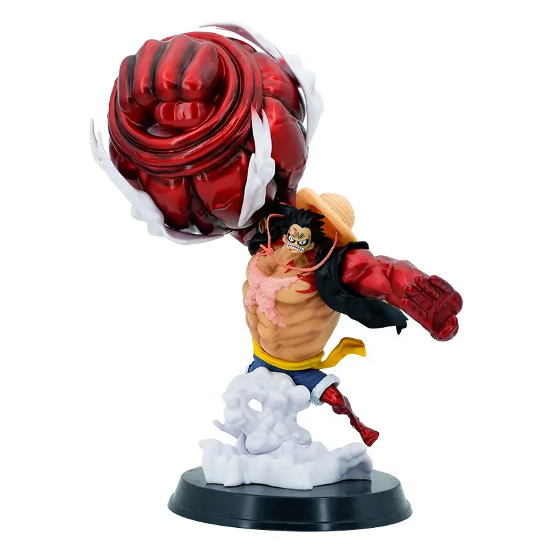 Action Figure One Piece Luffy Gear 4 Boundman King Kong Gun 1