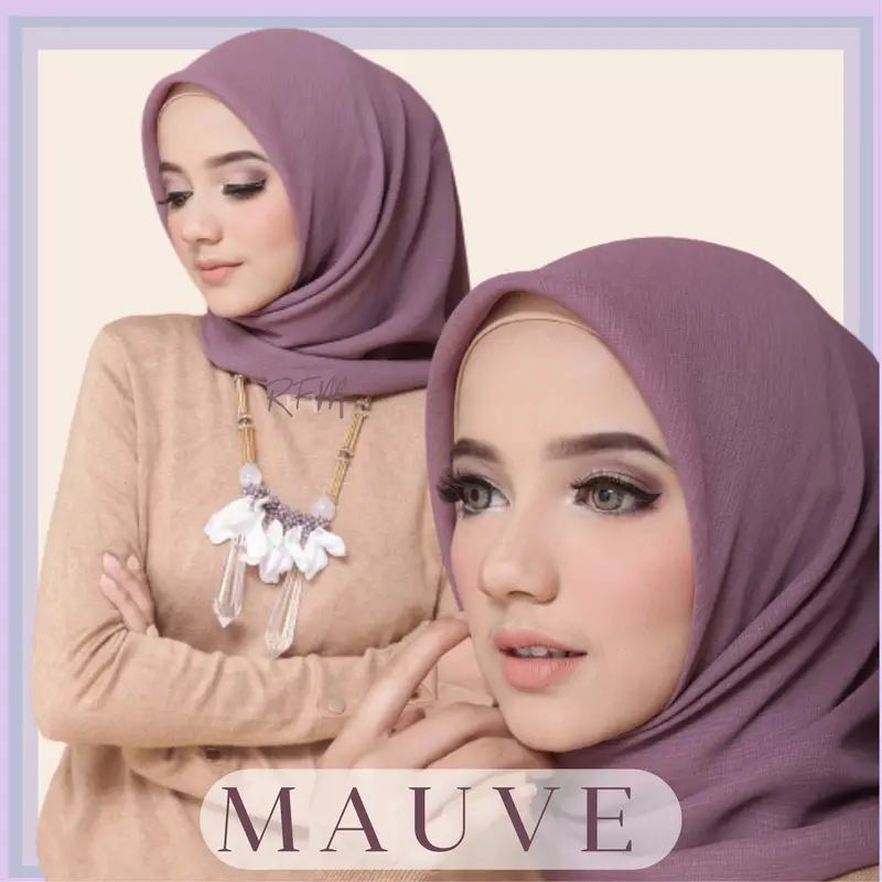 Bella Square Premium 1  Rfm Hijab PollyCotton Kerudung Muslim Lembut Nyaman Segi Empat Polycotton 3