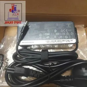 JANJES STORE Adaptor Len@v@ ThinkPad 65W Type C untuk X1 T480 T580 T570 E580 E585 E480 L380 L480 L580 T490 T590 T495S E485 E495 E595 A275 A475 A285 A485 L490 X280 X390 Kualitas Original Garansi 3 Bulan Laptop Charger