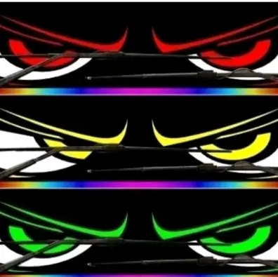 Stiker strobo mata kedip mini hologram stiker miniatur mainan stiker kecil Toys 3