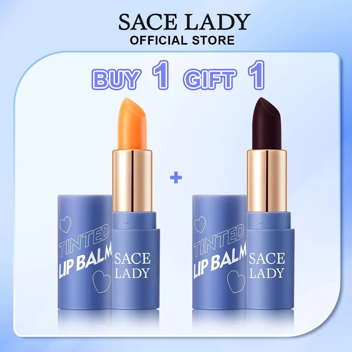 SACE LADY Tinted Lip Balm Moisturizing Long lasting Lipstick Lip Makeup Cosmecis