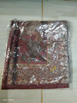 Product Review of Boegis Hijab Motif Segiempat Dobby Waffle Kerudung Square Katun Muslim from R**🌹 2