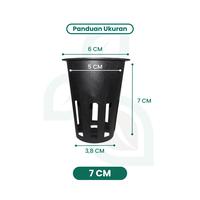 Gambar Netpot Hidroponik 5 cm / 7cm Net Pot Jaring 5cm 7 cm Bahan Tebal - NETPOT 5cm HTM dari Benih Seribuan Kab. Boyolali 4 Tokopedia