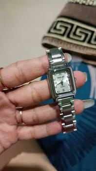 Product Review of Halei Watch 411 L - Jam Tangan Wanita Rantai Stainless Steel Analog Kekinian - Tahan Air dan Garansi 1 Tahun. Free Box from F**i Y**i 1