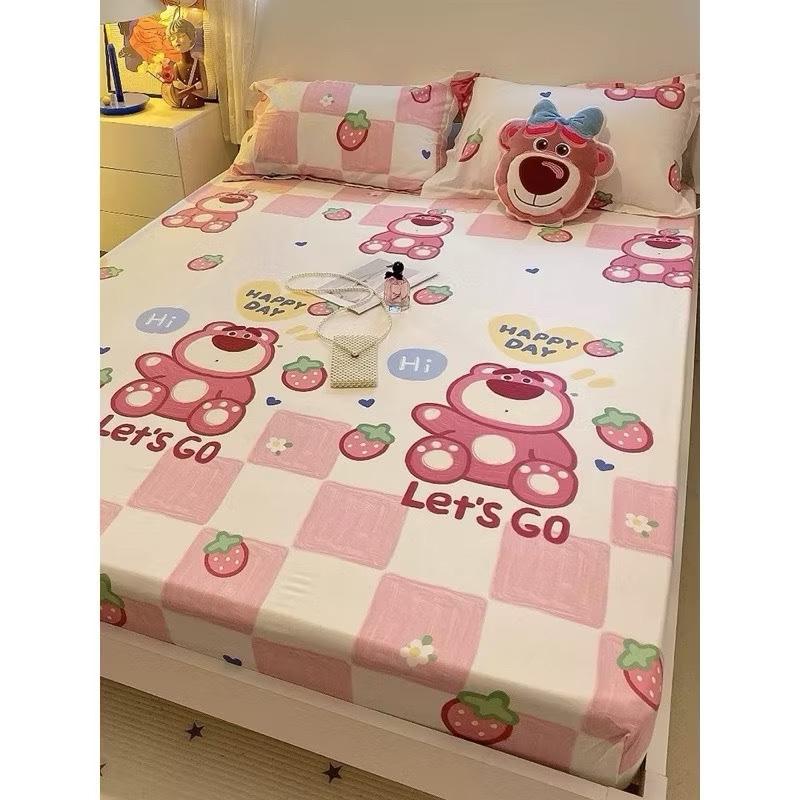 Product Introduction of Bộ ga gối 3 món poly cotton, Bộ ga giường + 2 vỏ gối,  Drap giường 1m6, 1m8 2m nhiều họa tiết, mẫu mới 2