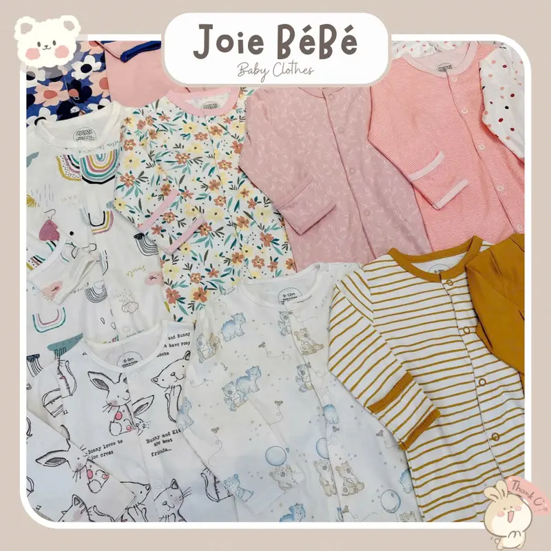 [hàng mới về] Sleepsuit MA.MAS PA.PAS cotton cao cấp hàng xuất dư xịn 1