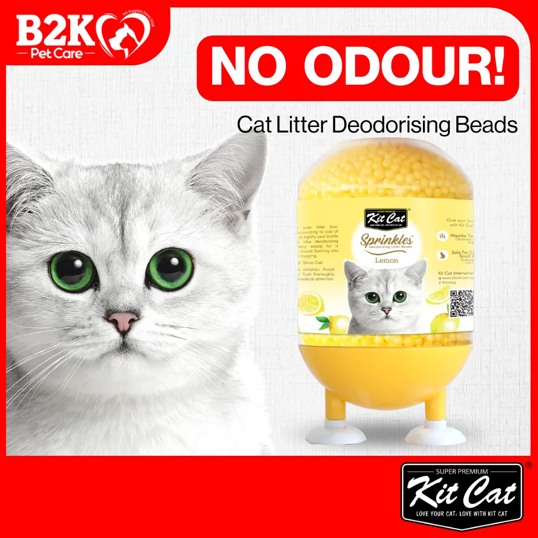 Kit Cat Sprinkles Deodorising Beads for Cat Litter (240g) | Scented and Non-Toxic