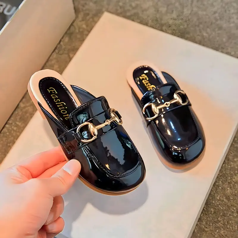 Sandal Selop Anak Perempuan Lucu Model Terbaru Trendy Harga Terjangkau Sepatu Fashion Hitam Bellvania 1