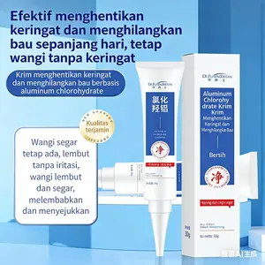 Krim Anti Bau & Anti Keringat Aluminium Klorohidrat, Deodoran Tahan Lama Hilangkan Bau Badan