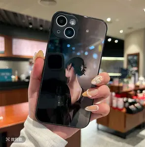 Phone case for 15pro/14/13/12/11   casing for iphone xr aesthetic   The back view goddess glass fully wrapped anti-drop phone case  13 mewah elegan cewe Softcase