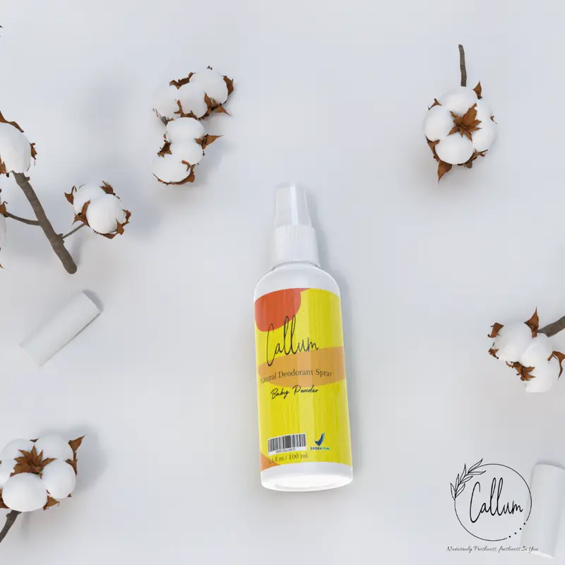 Callum - 1pcs Deodorant spray BabbyPowder tawas original Tanpa Aroma 0