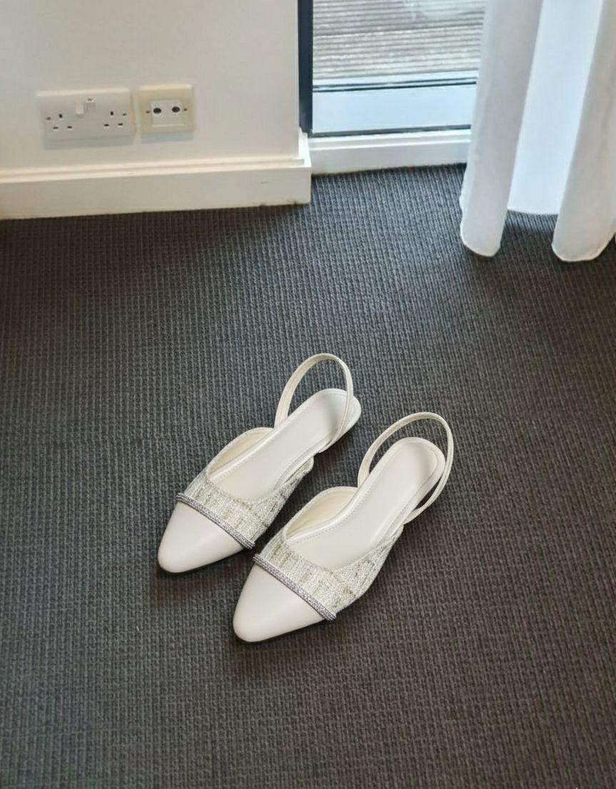 Pacific Viona flatshoes mules wanita kulit sintetis SK57