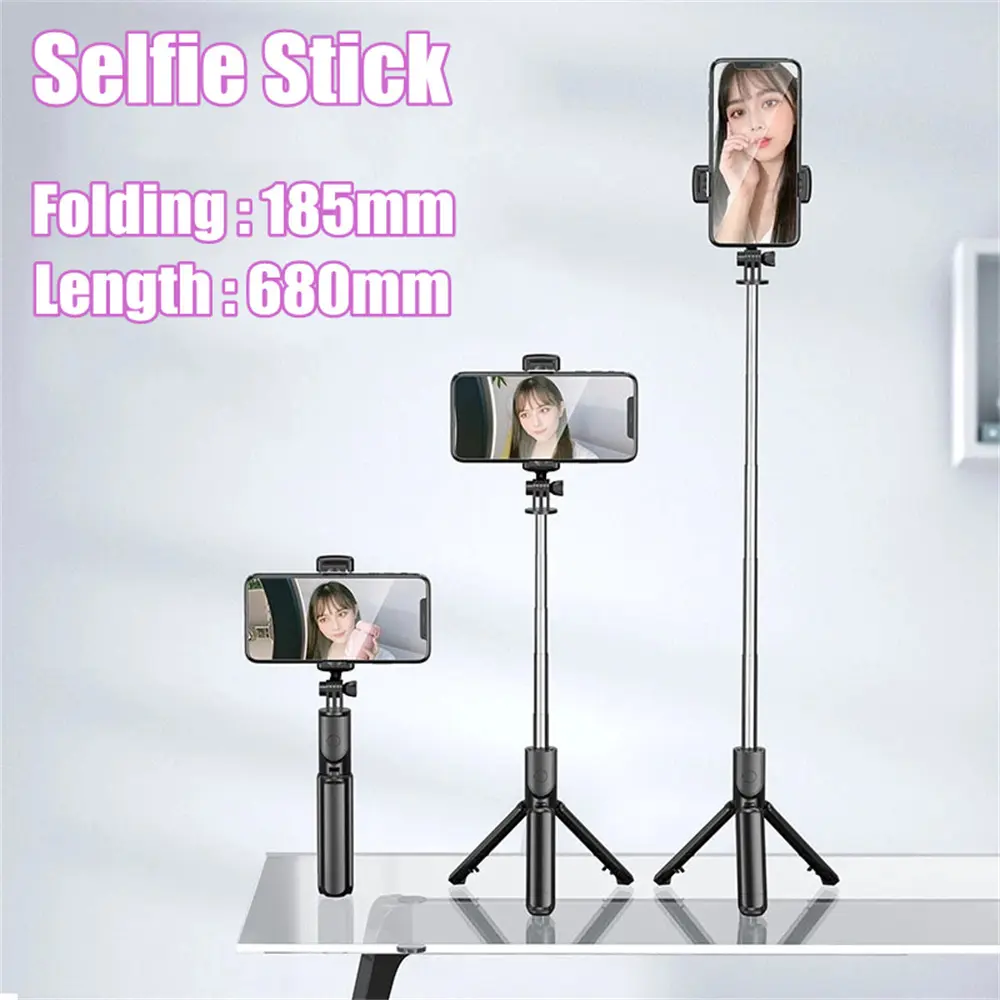 Bluetooth Wireless Mini  Selfie Tripod Extendable Monopod Remote Shutter For iPhone Samsung Xiaomi Phone Holder
