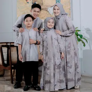 Khalifah Sarimbit -Setelan Keluarga Gamis dan Koko Muslim Printing