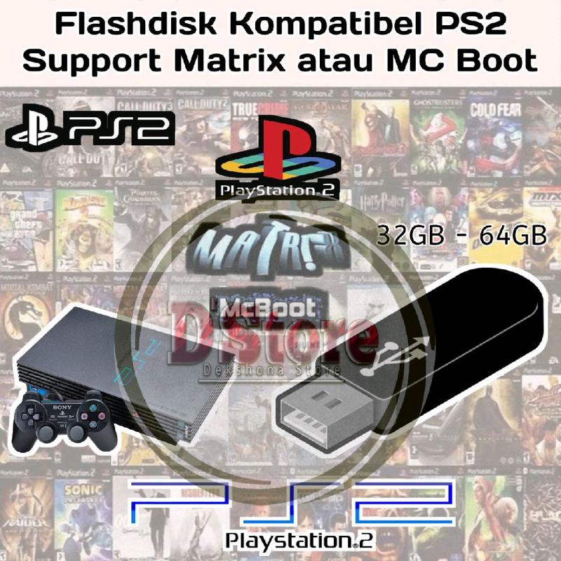 Flashdisk 32GB & 64GB – Aksesoris Konsole PS2 Support Matrix/MCBoot ...