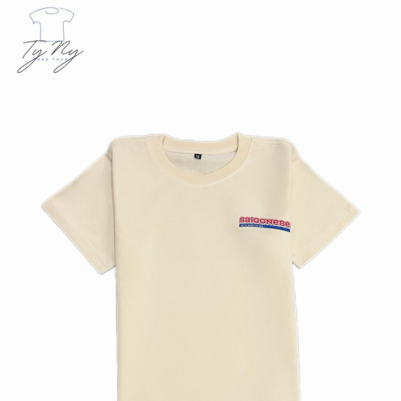 Áo thun trẻ em Saigonese hottrend, hàng loại 1, 100% cotton đẹp đứng form, định lượng vải 230g 7