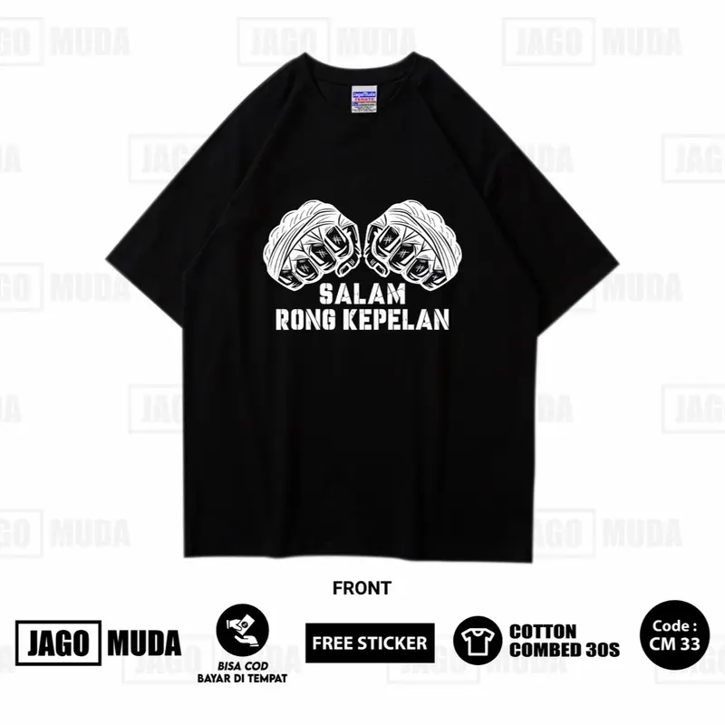 KAOS RONG KEPELAN UMUM KAOS NETRAL FIGHTERSHOP KEREN MURAH 1