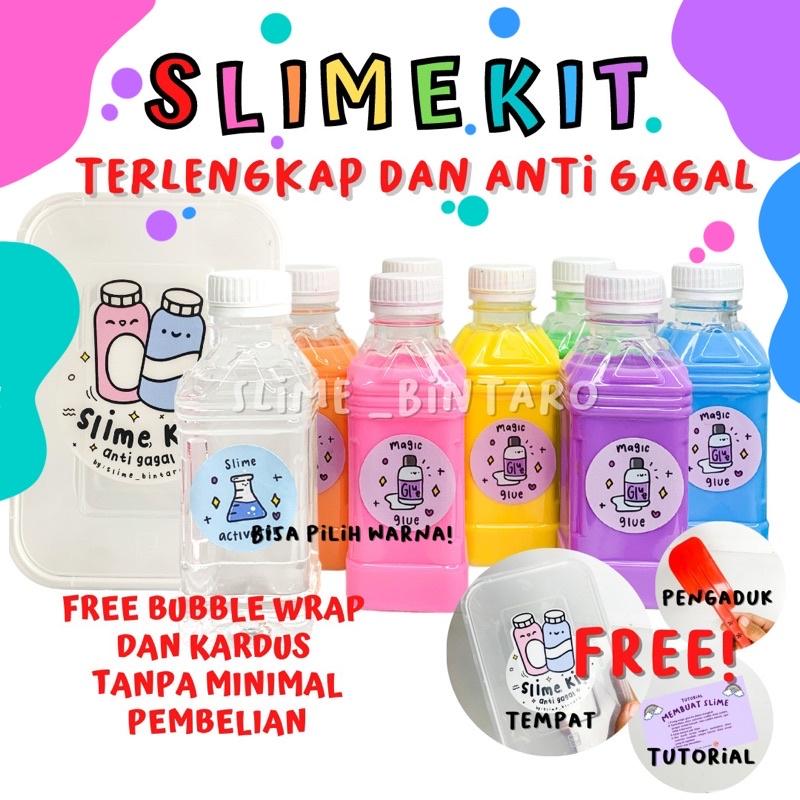 (BUAT SLIME SENDIRI TANPA RIBET) SLIME KIT BY SLIME BINTARO || SLIME KIT TERMURAH || SLIME KIT TERLENGKAP 0