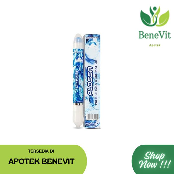 Jual Plossa Inhaler & Roll On 8ml Eucalyptus / blue Mountain / Strong Merah Minyak/ Citrus Menthol Tubuh Perawatan - Citrus dan Herbal - Kota Surabaya - Apotek Benevit Surabaya