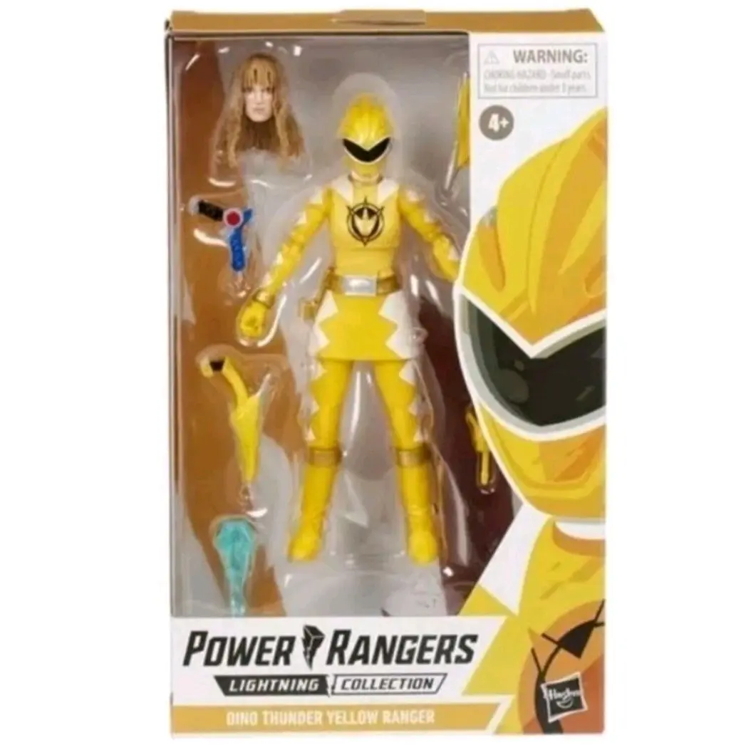 POWER RANGERS LIGHTNING COLLECTION DINO THUNDER YELLOW RANGER ACTION FIGURE ORI HASBRO
