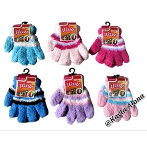 Sarung Tangan Handuk Salur untuk Anak Balita (1-5th)