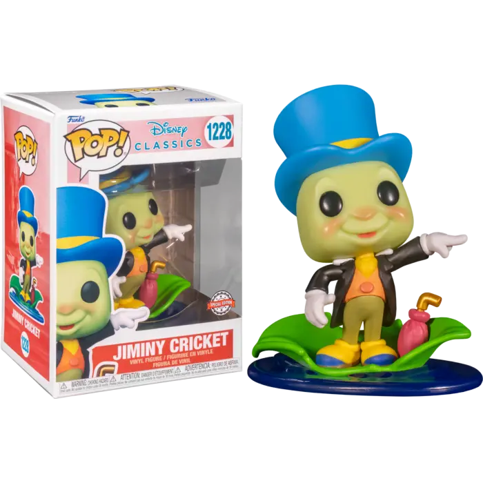 Funko Pop - Pinocchio - Jiminy Cricket on Leaf